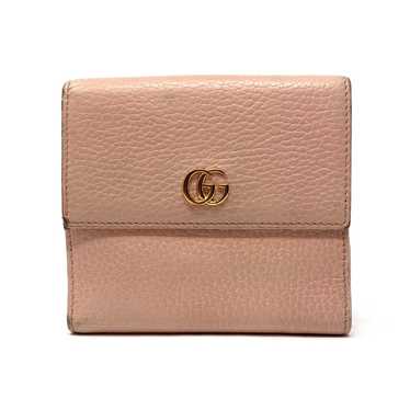Gucci - Authenticated GG Marmont Handbag - Leather Pink Plain for Women, Very Good Condition