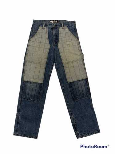 Boro denim pants - Gem