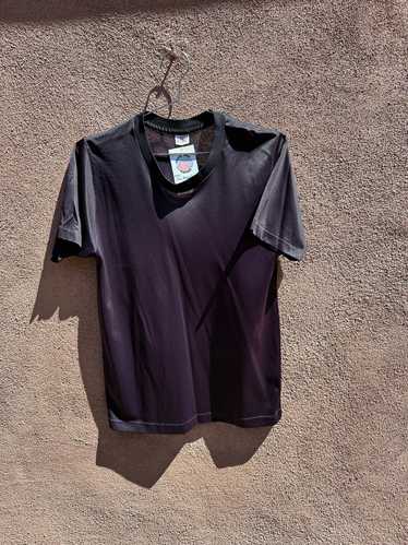 1970's Plain Black Jockey Thorobred Nylon Tee