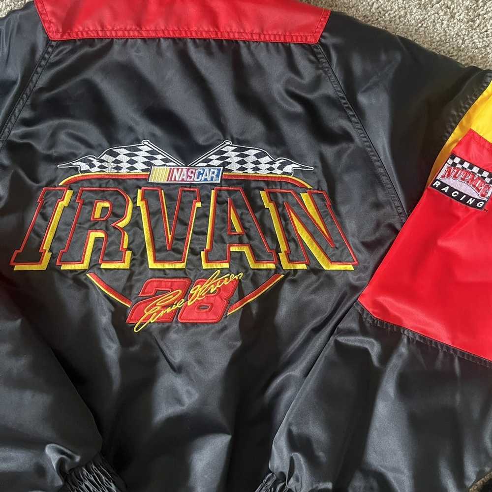 Nutmeg Ernie Irvan NASCAR JACKET - image 3