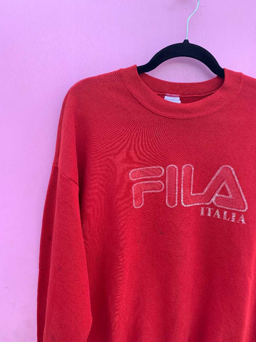 PERFECTLY FADED FILA ITALIA GRAPHIC PULLOVER SWEA… - image 2