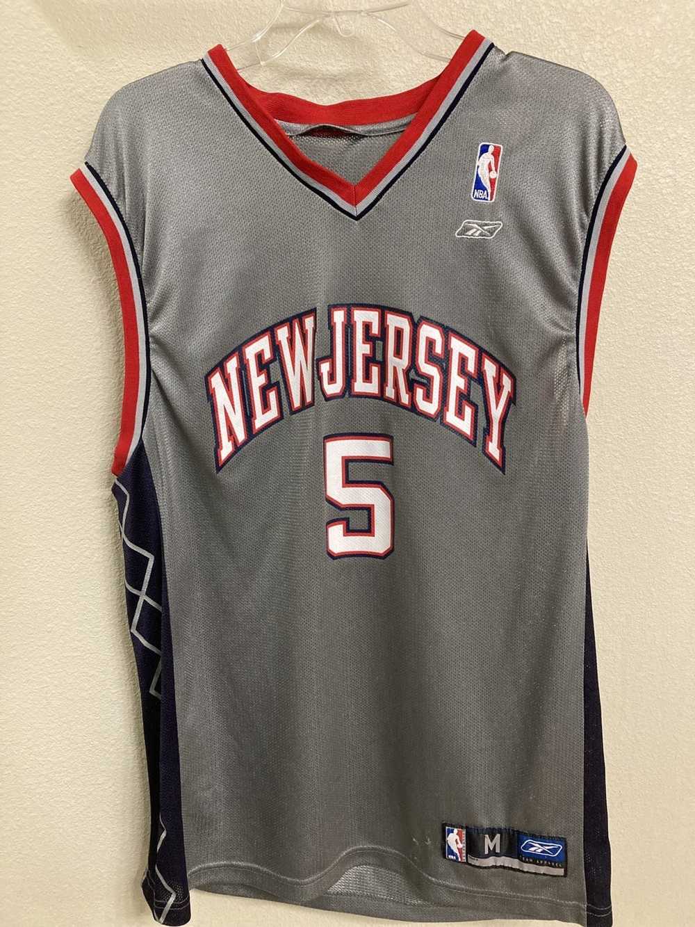 Shop Mitchell & Ness New Jersey Nets Jason Kidd 2006-2007 Swingman Jersey  SMJYAC19171-NJNNAVY06JKI blue
