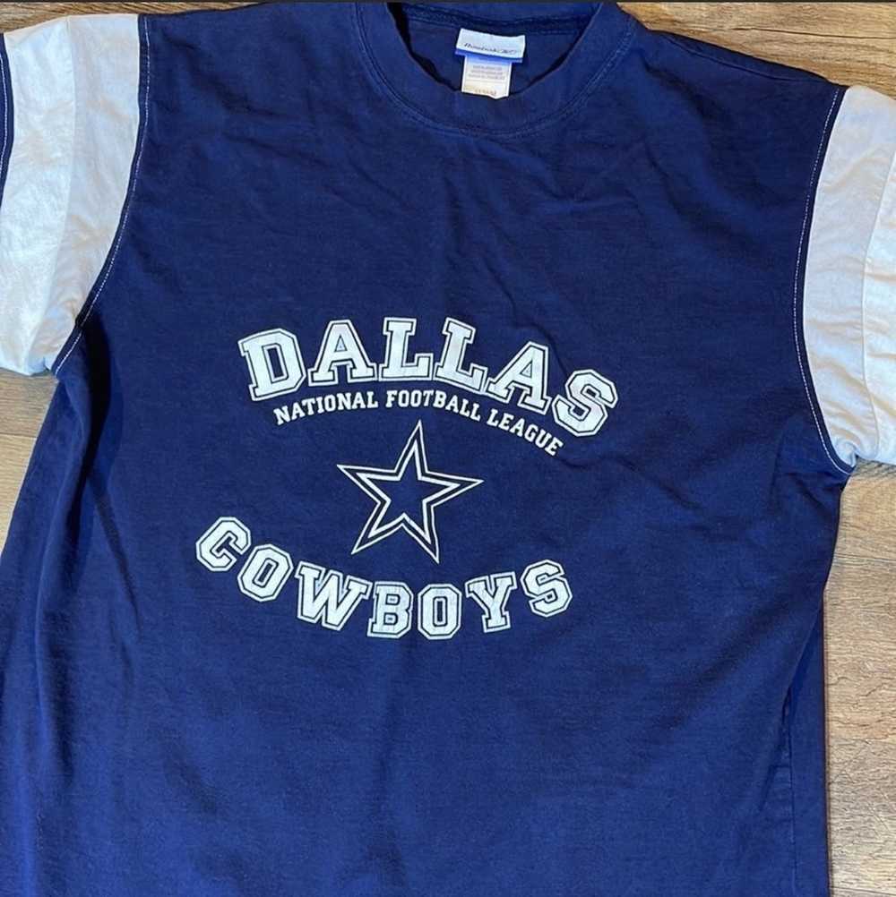 Reebok × Vintage vtg Reebok Dallas Cowboys Tshirt - image 2