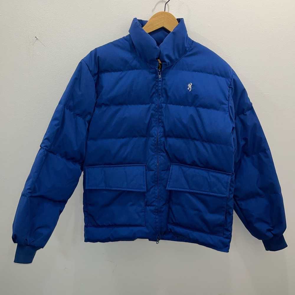 Streetwear Browning blue Puffer Jacket - image 1