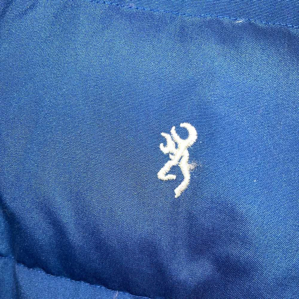 Streetwear Browning blue Puffer Jacket - image 4