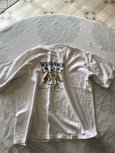 Vintage Vanguard Costa Rica T Shirt Embroidered But… - Gem