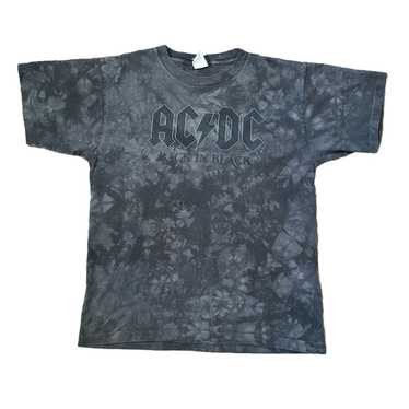 AC/DC Liquid Blue Baseball Jersey w/ Canon, Sewn Letters, XL (2XL?)