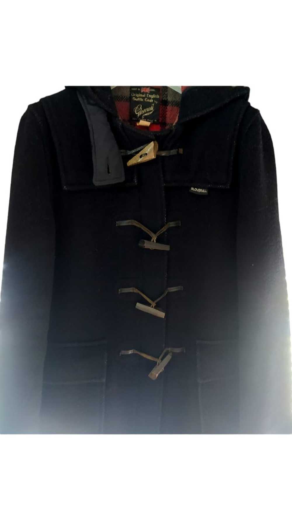 Original Montgomery Vintage Dark Blue Duffle coat… - image 1