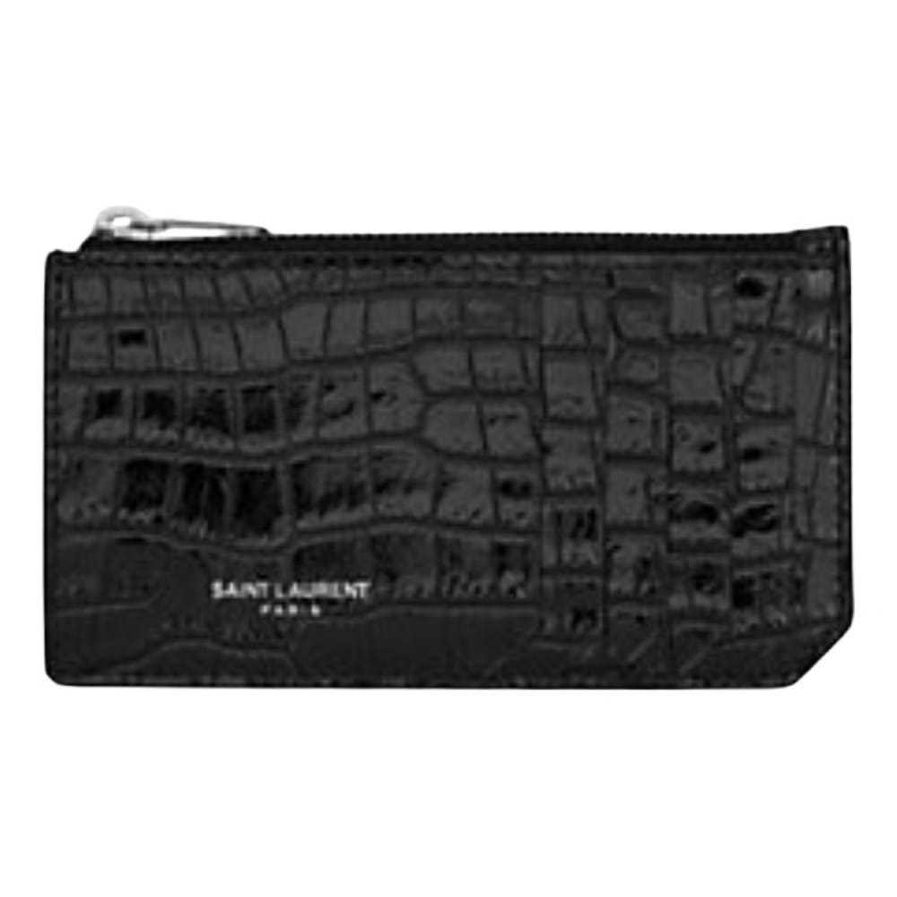 Saint Laurent Monogramme leather card wallet - image 1