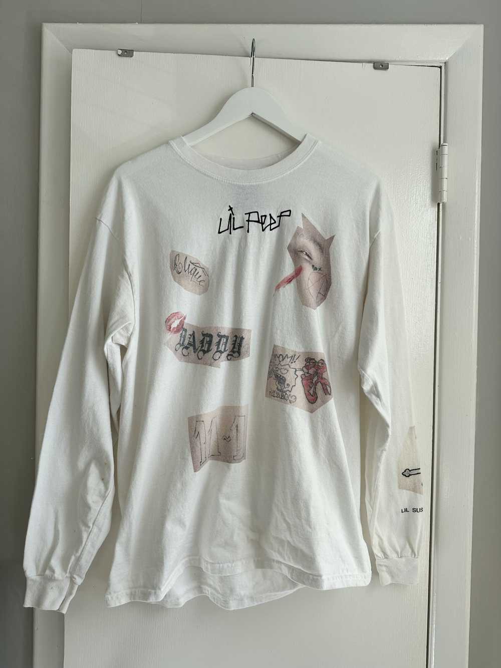 LIL PEEP Lil Peep x Sus Boy Tattoo Long Sleeve Sh… - image 1