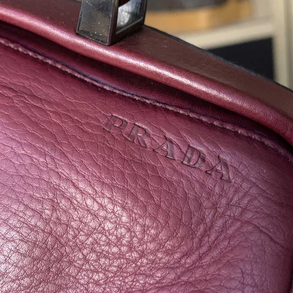 Luxury × Prada Authentic Vintage PRADA Leather Ha… - image 6