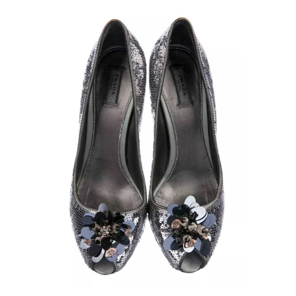 Prada Glitter heels - image 3