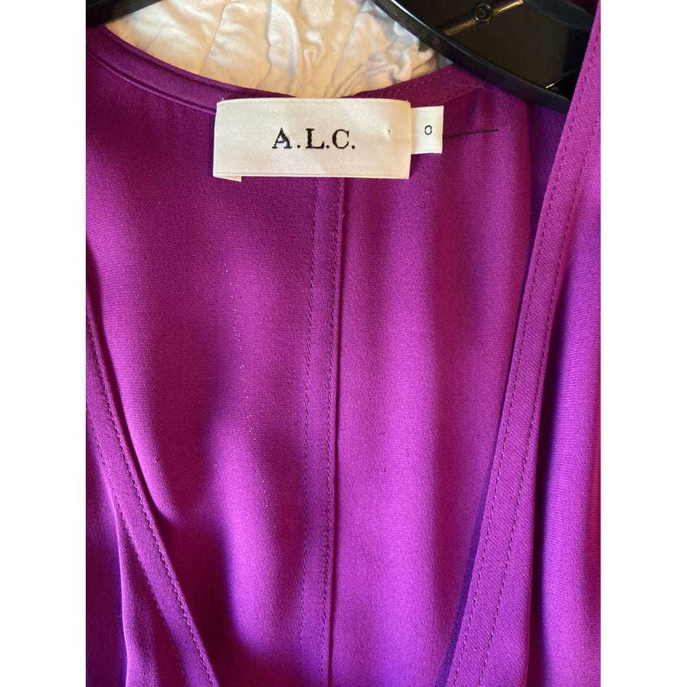 A.l.c Silk mid-length dress - image 2