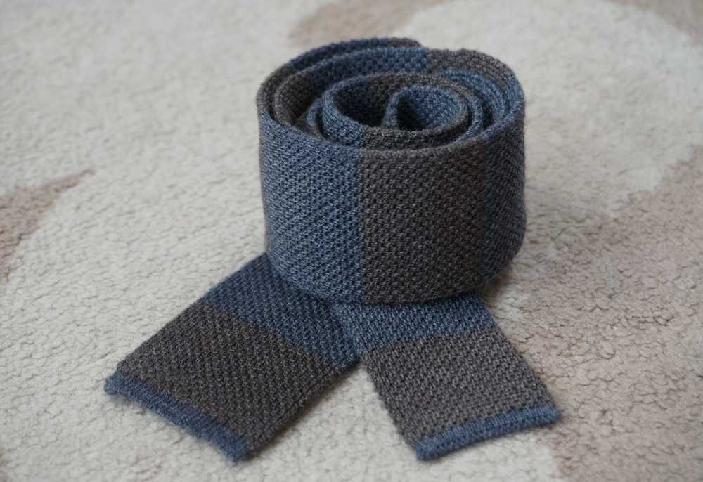 Eleventy Eleventy knitted straight tie. 100% wool. - image 5