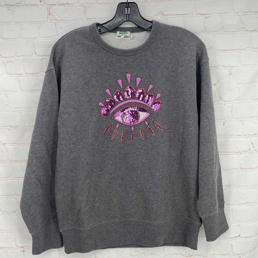 Kenzo Kenzo Sequin Eye Graphic Crewneck Sweatshir… - image 1