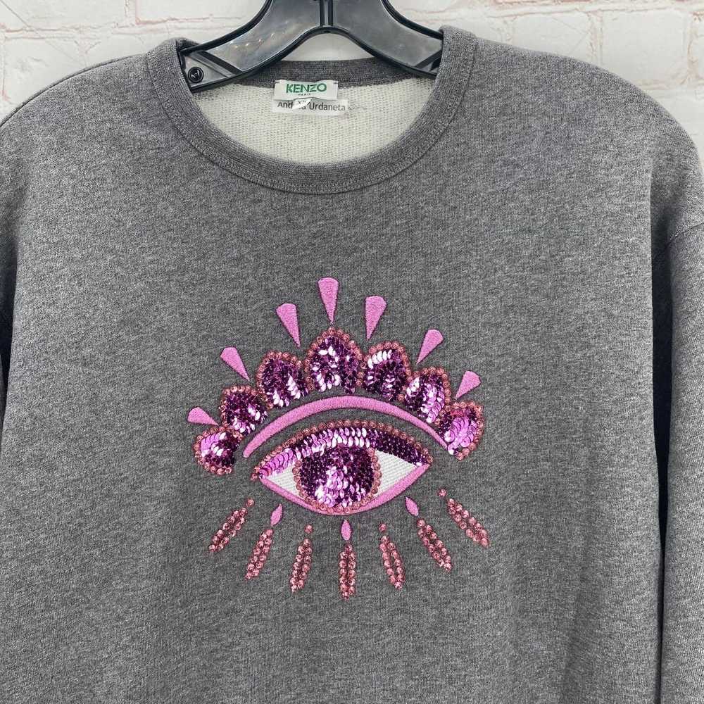 Kenzo Kenzo Sequin Eye Graphic Crewneck Sweatshir… - image 5