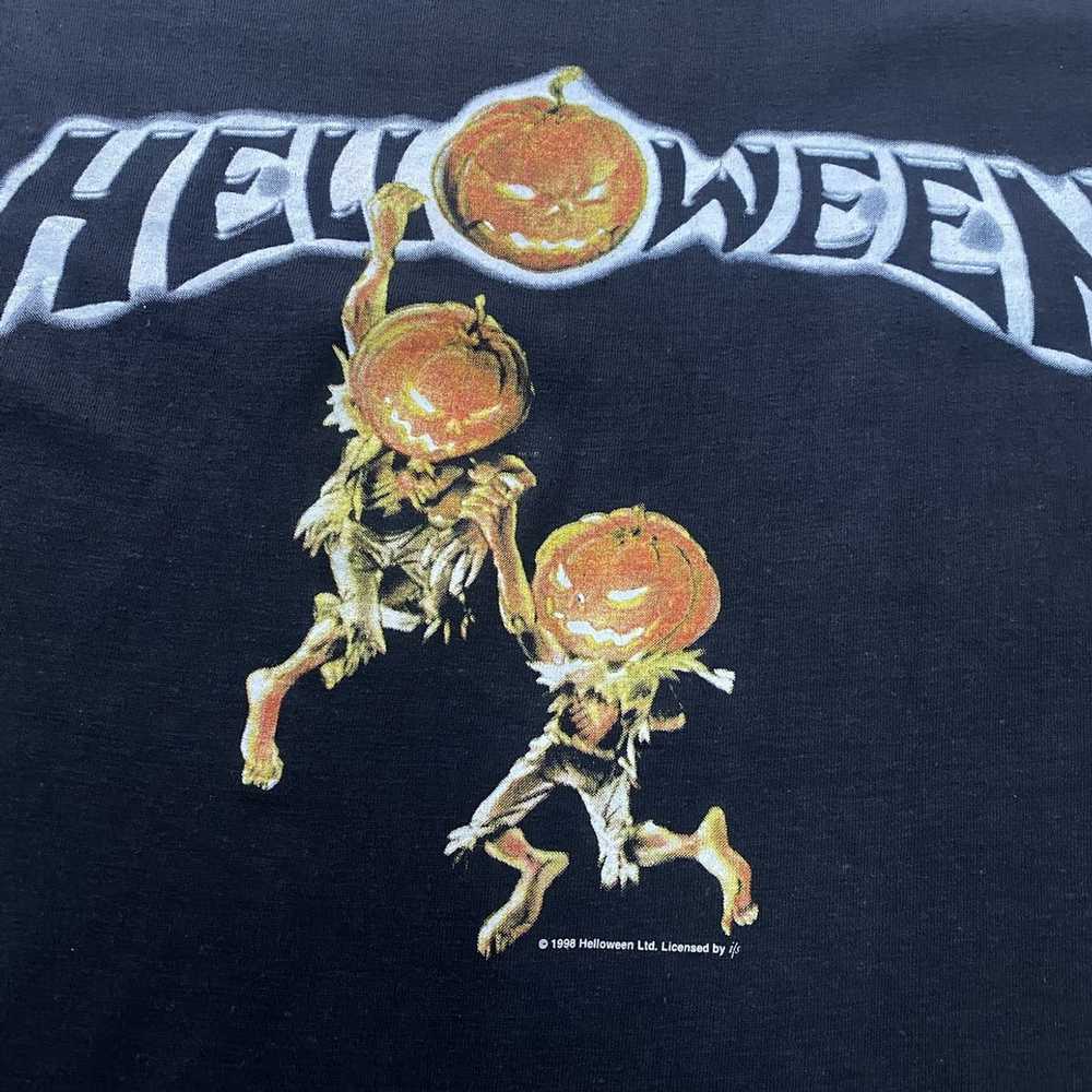 Ac/Dc × Rock T Shirt × Vintage 1998 Helloween “Be… - image 10