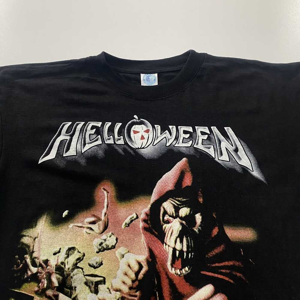 Ac/Dc × Rock T Shirt × Vintage 1998 Helloween “Be… - image 8