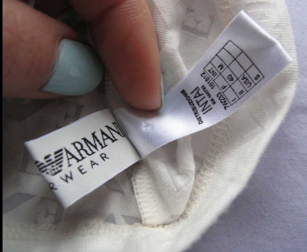 Emporio Armani Emporio Armani Off White Logo T-sh… - image 7