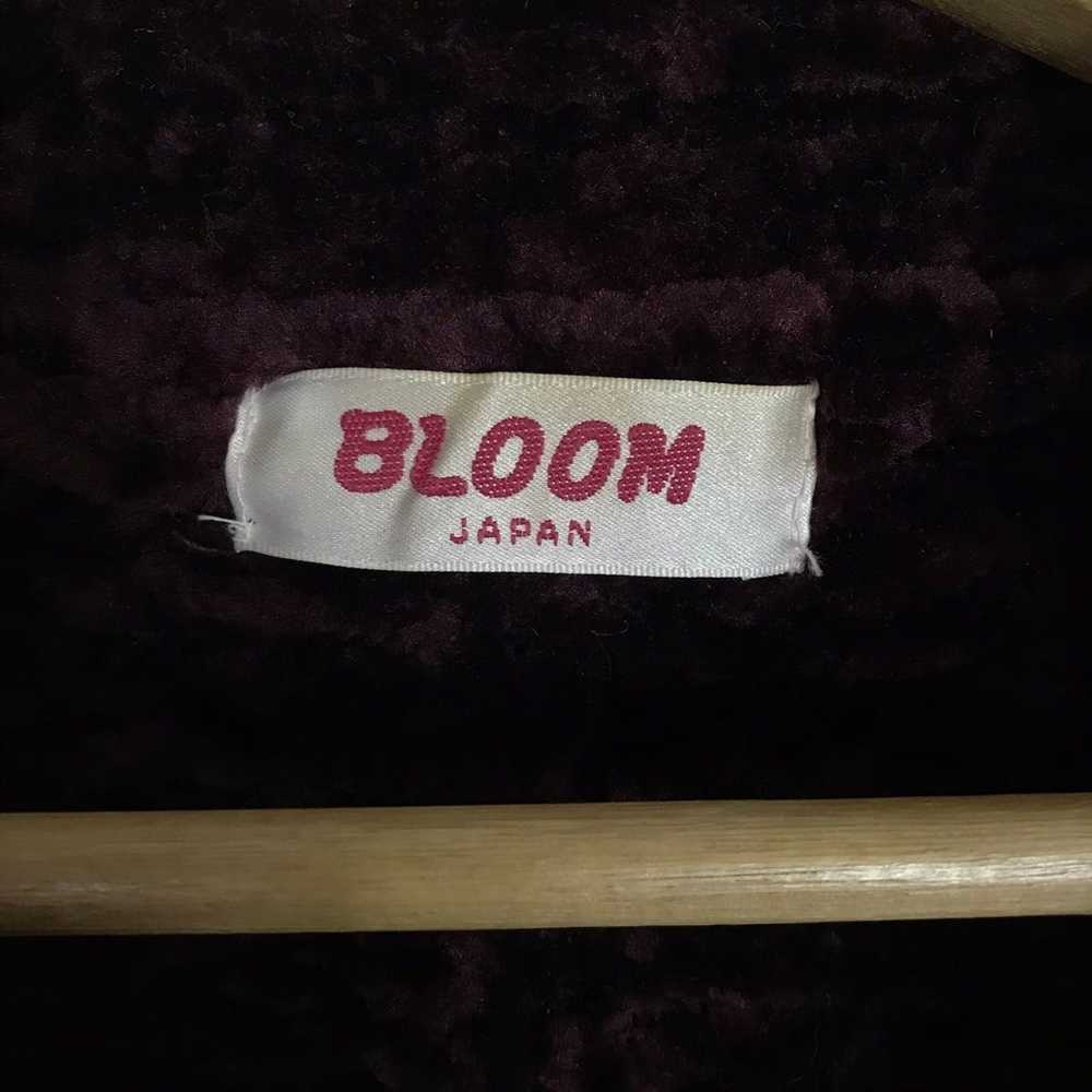Japanese Brand BLOOM Japan Velvet Zip Up Boxy Jac… - image 6