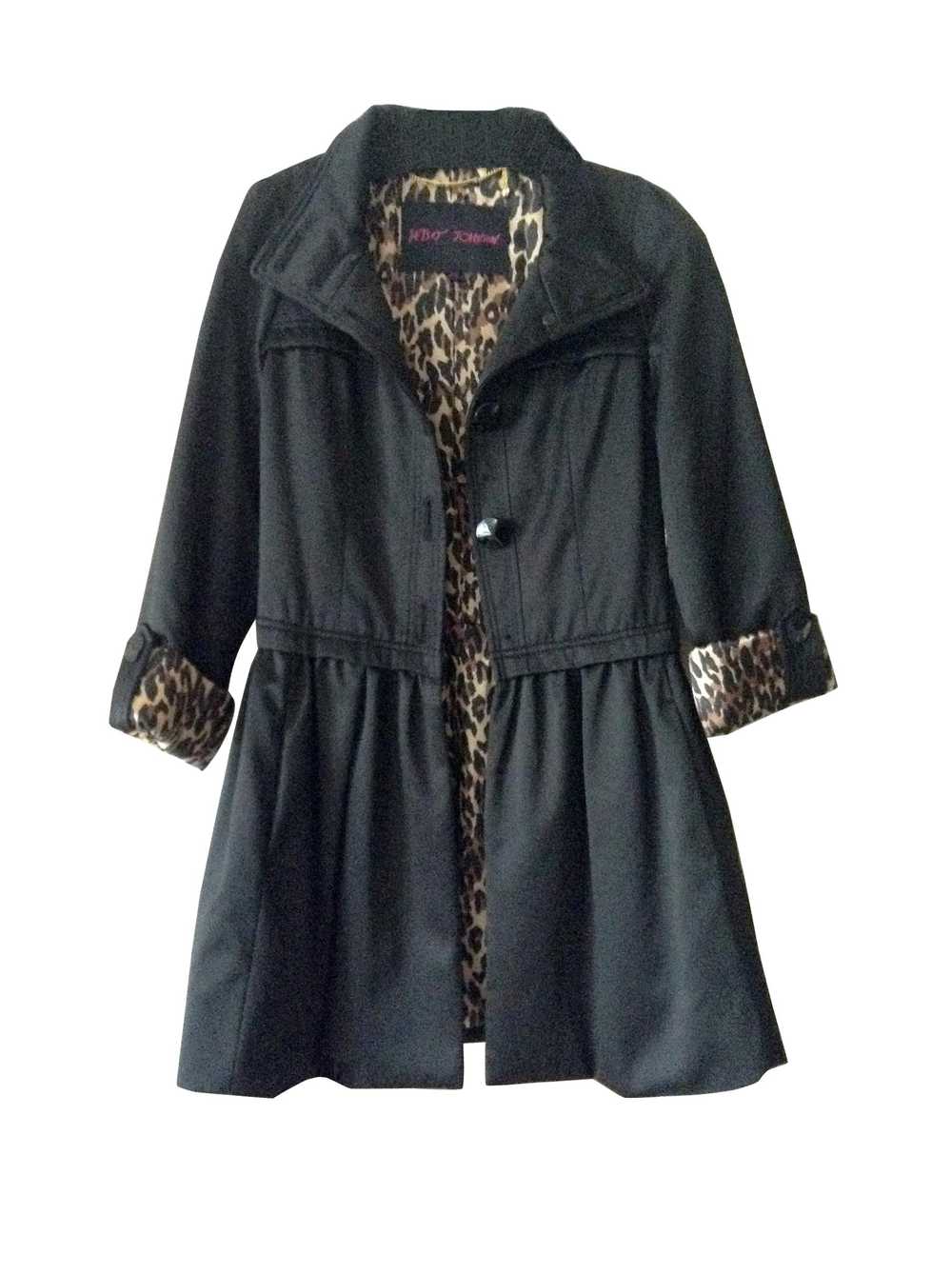 Other Designers Betsey Johnson satin trench coat - image 1
