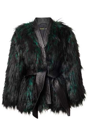 Balmain x H&M Balmain H&M ladies faux fur black ja