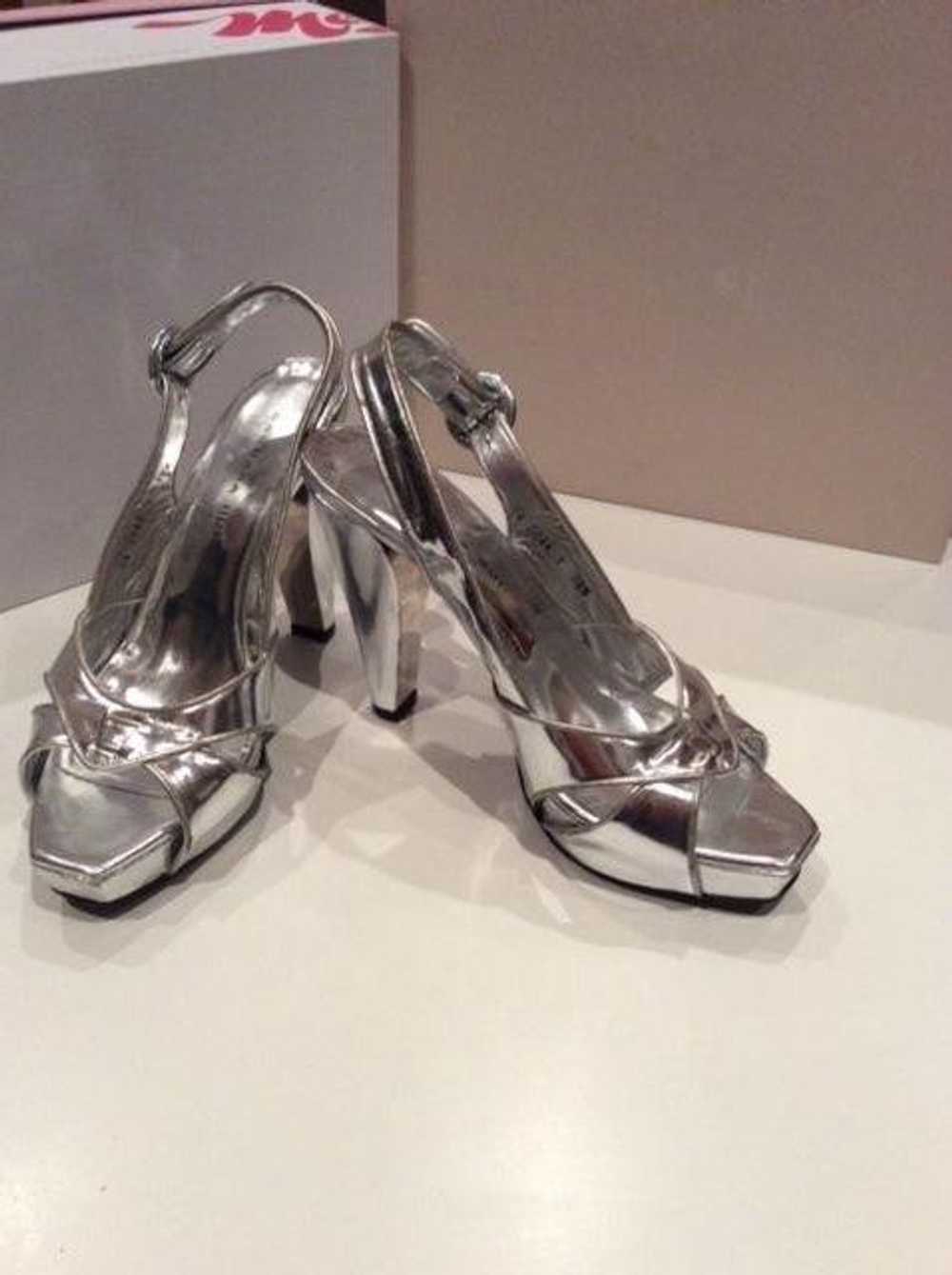 Barbara Bui Barbara Bui silver metallic heels - image 10