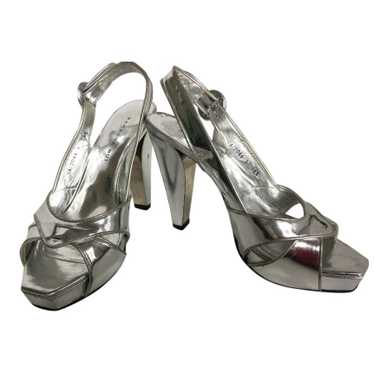 Barbara Bui Barbara Bui silver metallic heels - image 1
