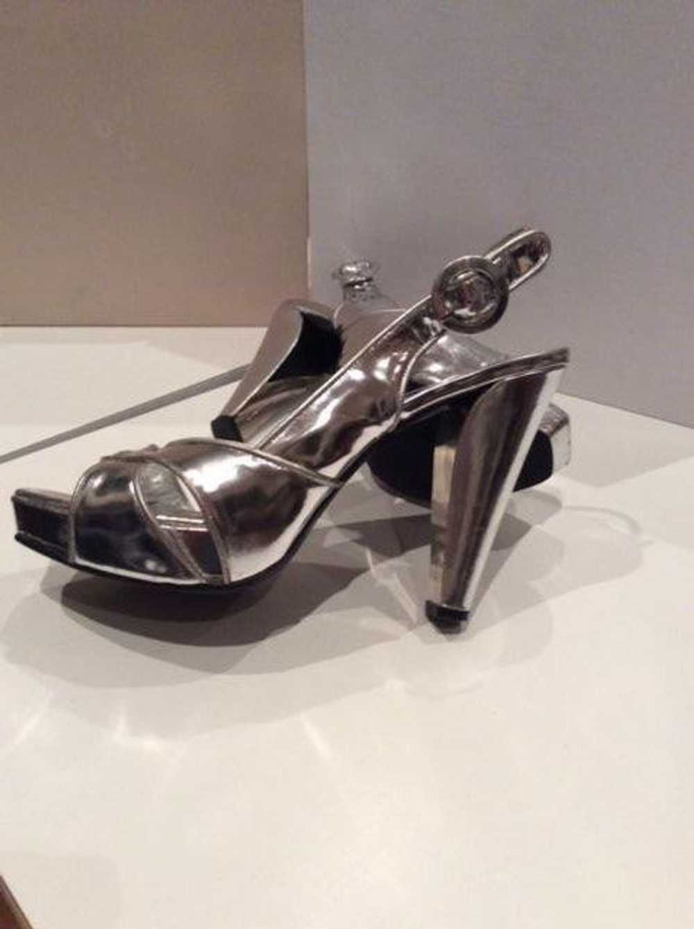 Barbara Bui Barbara Bui silver metallic heels - image 6