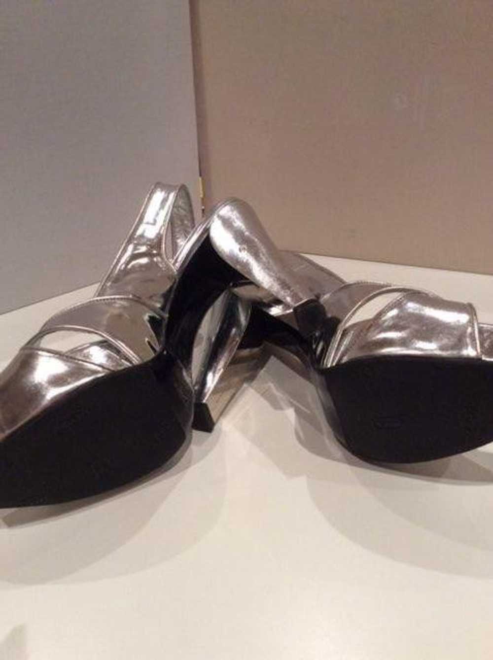 Barbara Bui Barbara Bui silver metallic heels - image 9
