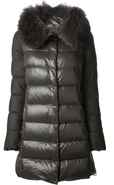 Duvetica DUVETICA Puffer Coat Jacket Fur Trim