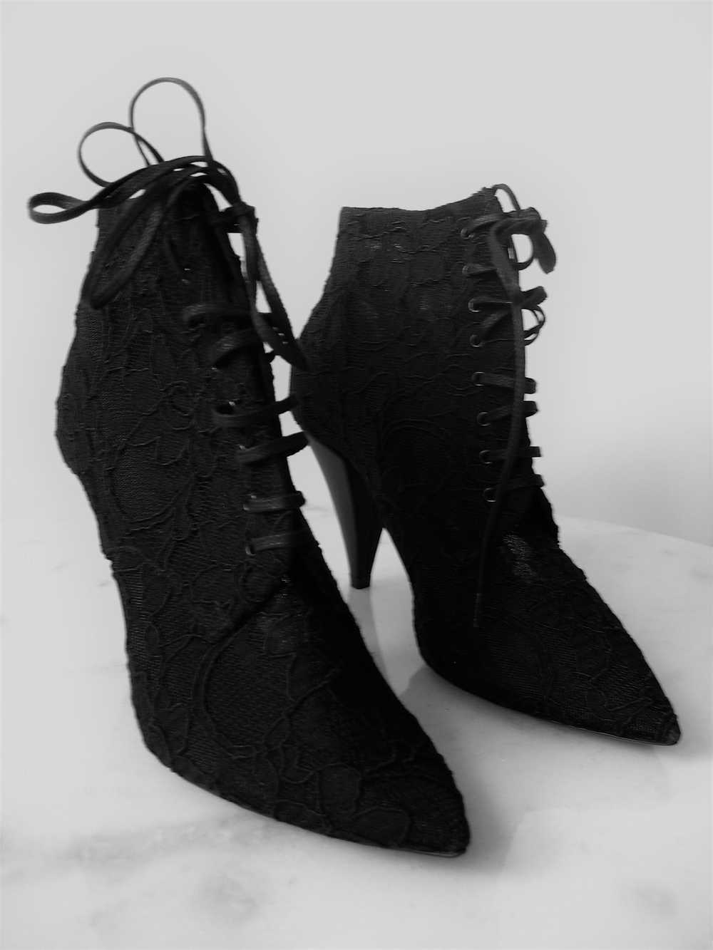 Product Details Saint Laurent Era Lace booties - image 10