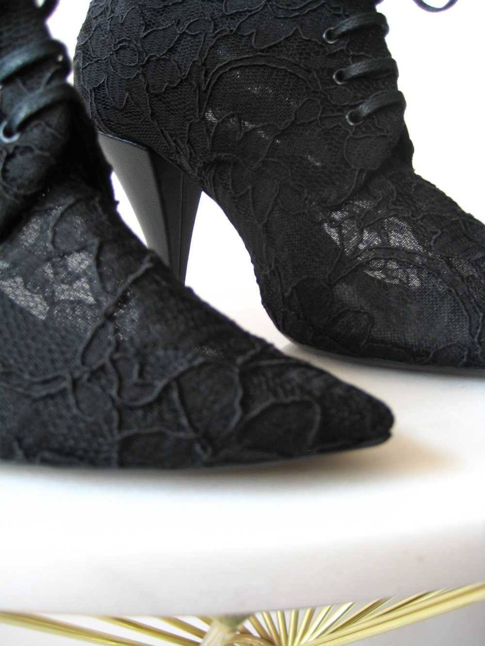 Product Details Saint Laurent Era Lace booties - image 5