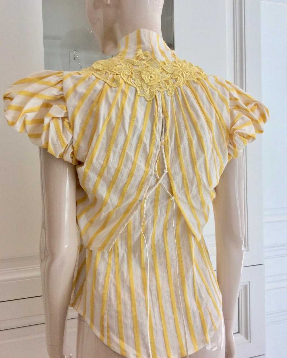 Other Designers Gaetano Navarra Yellow and White … - image 7