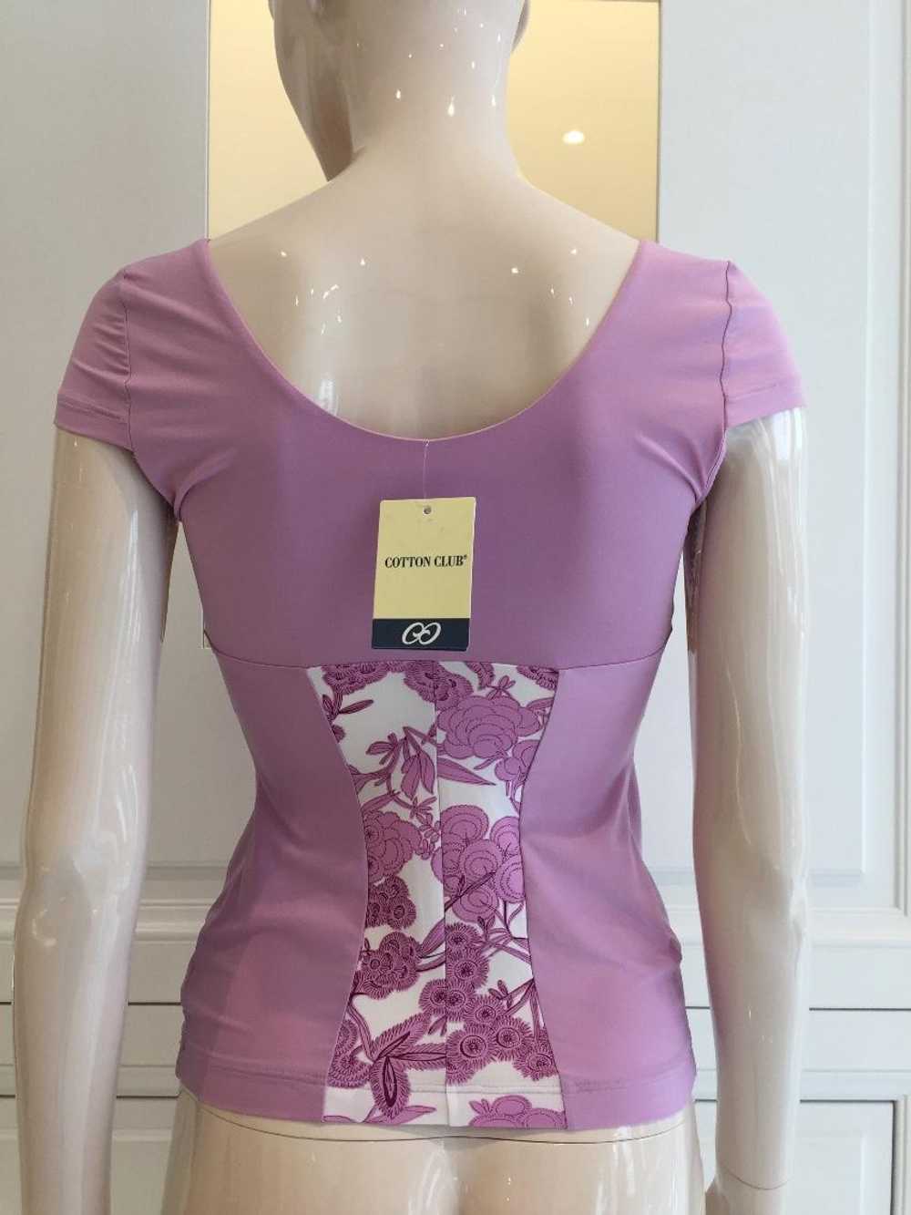 Other Designers Cotton Club Lavender Square Neck … - image 5