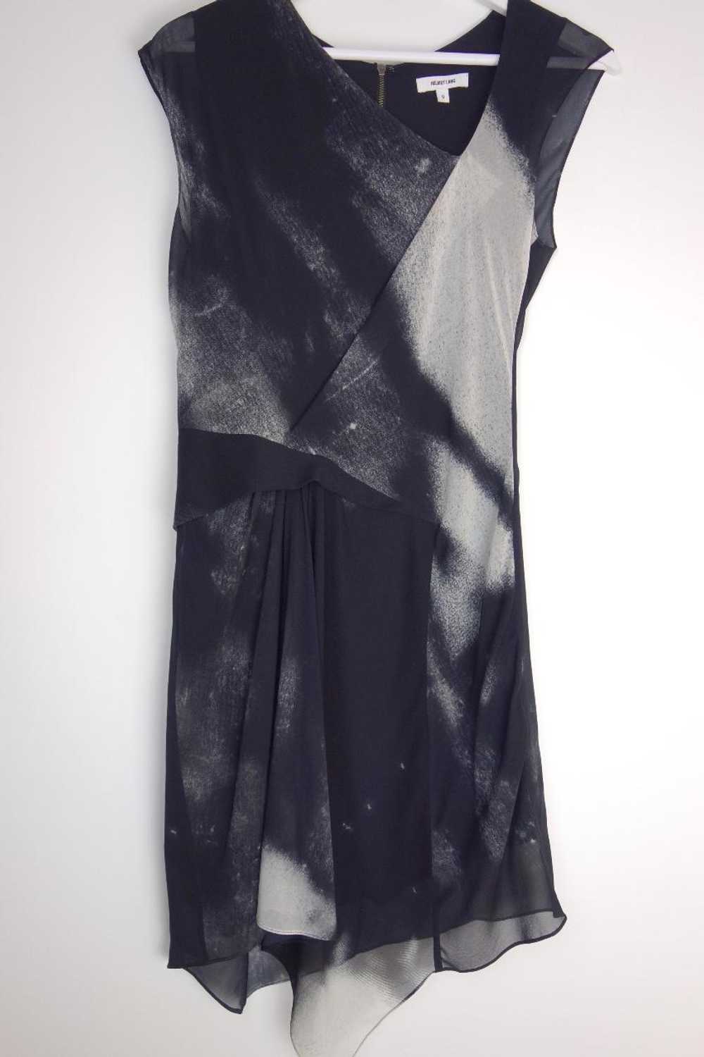 Helmut Lang Helmut Lang Printed stretch-silk dress - image 3