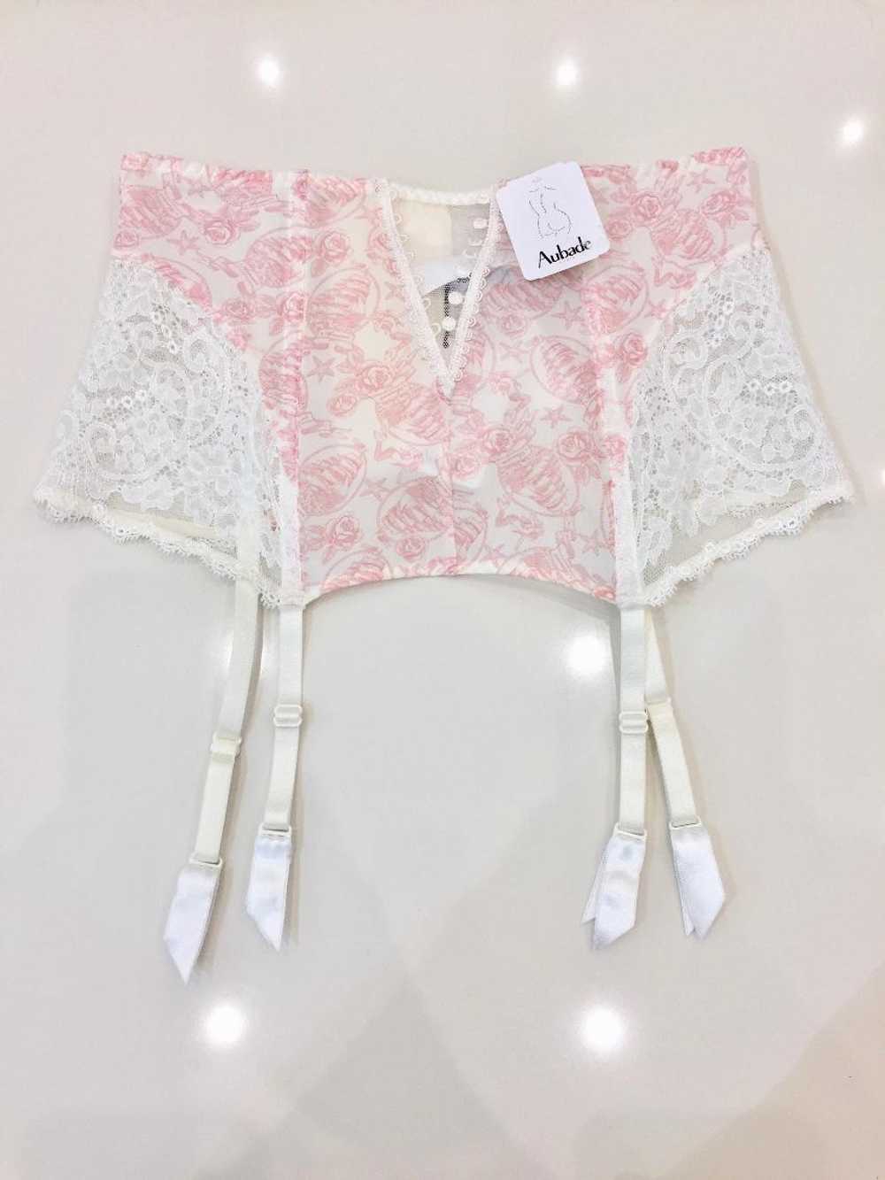 Other Designers Aubade Leavers Lace Rose Waist Ci… - image 2