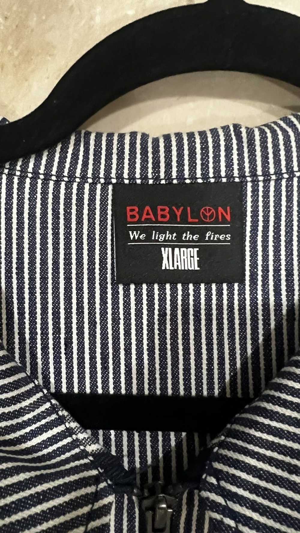 Babylon Babylon mechanic work shirt half zip up - image 2