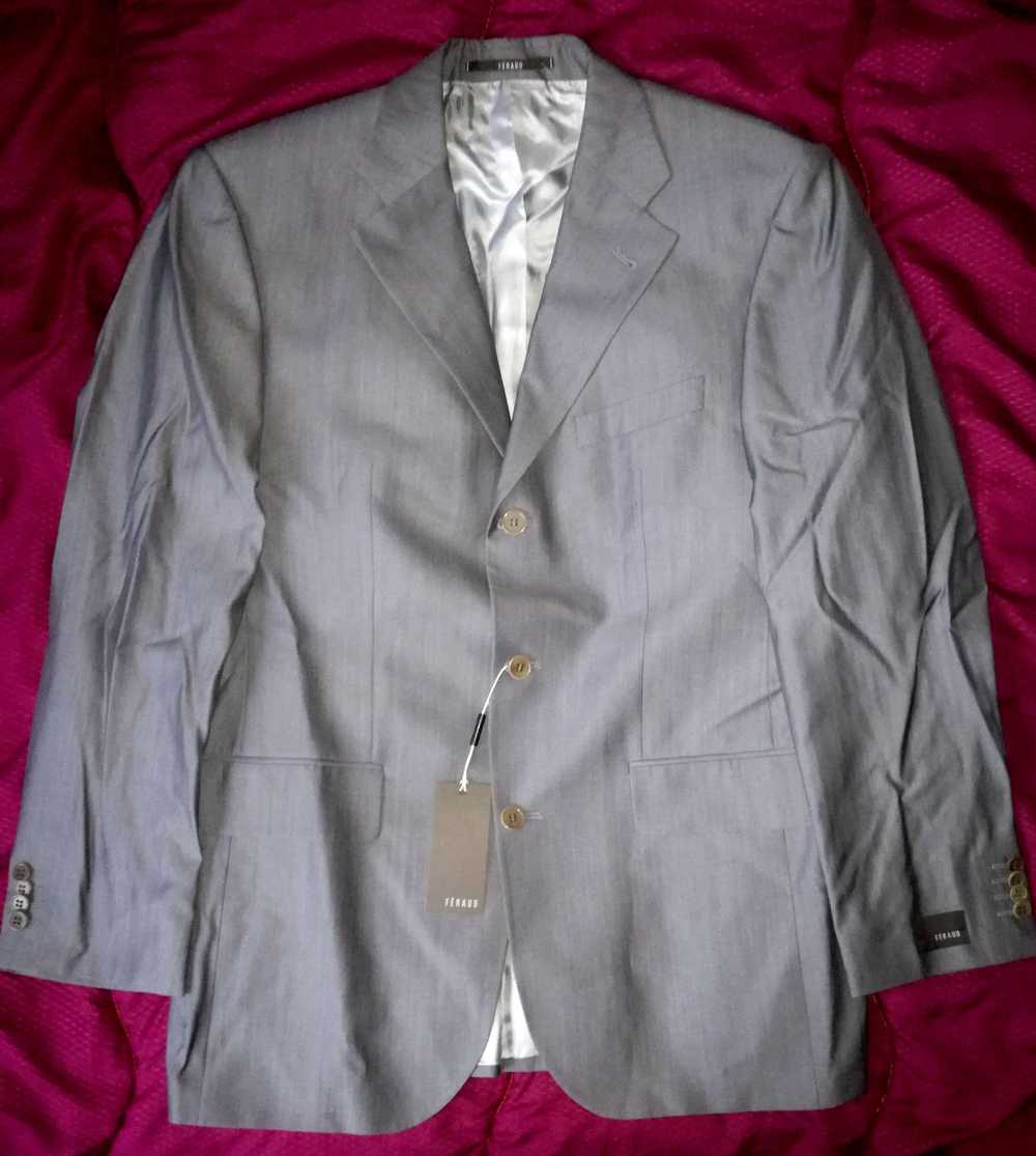 Louis Feraud Feraud Paris Wool & Silk Suit Jacket… - image 2