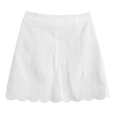 Dior Christian Dior white scallop-hem skirt - image 1