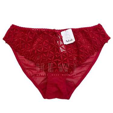 Aubade Paris Aubade Paris red guipure lace briefs - image 1