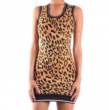 DSquared Dsquared2 Bodycon Dress in Leopard Print