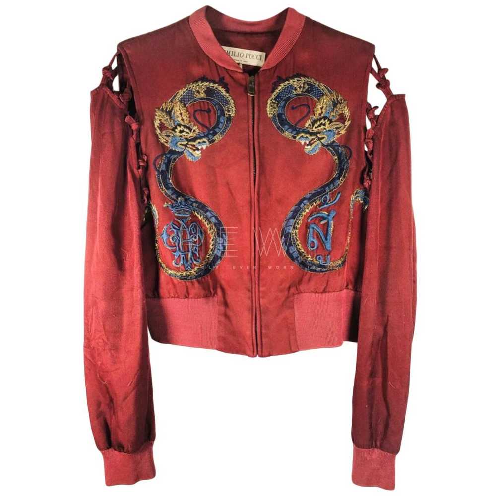 Product Details Emilio Pucci Embroidered Dragon S… - image 1