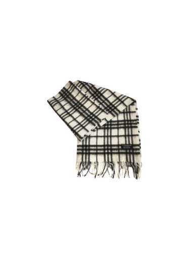 Burberry Cream Classic Check Cashmere Scaef