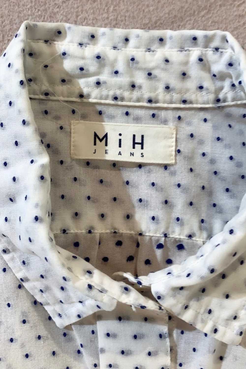 MIH MIH Jeans Dotted White Blouse - image 9