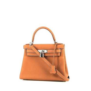 Hermès Kelly 28 cm handbag in gold togo leather C… - image 1