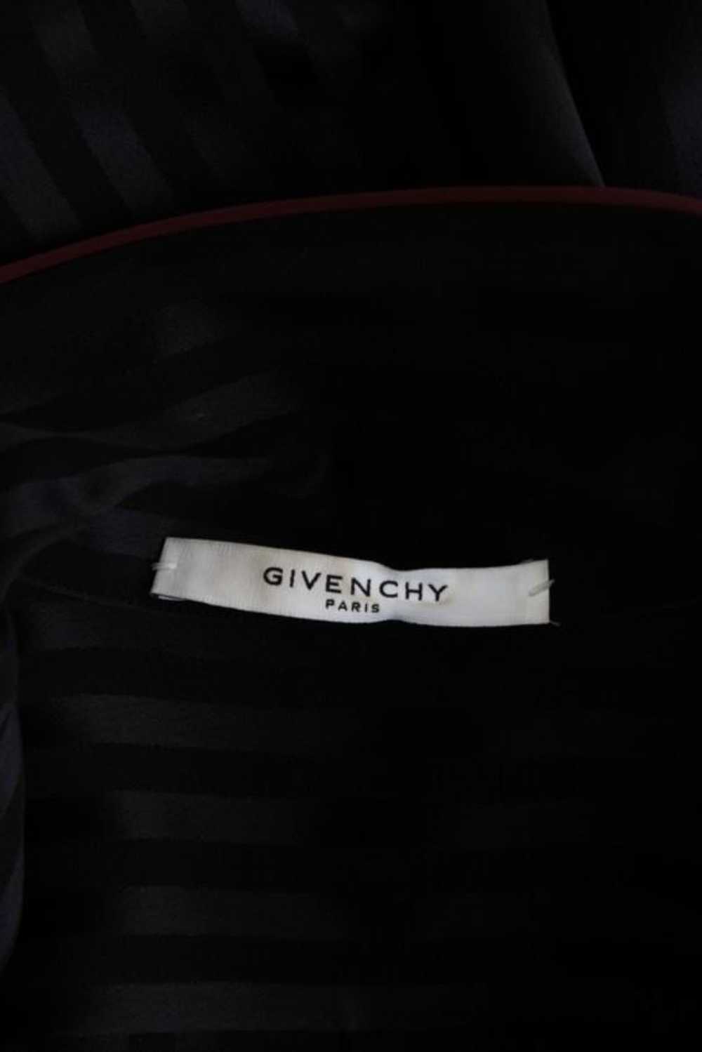 Givenchy Givenchy Black Striped Silk Pyjama Shirt - image 5