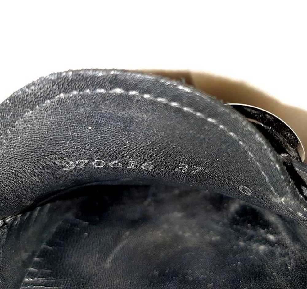 Gucci Black Suede Interlocking G Loafers - image 9