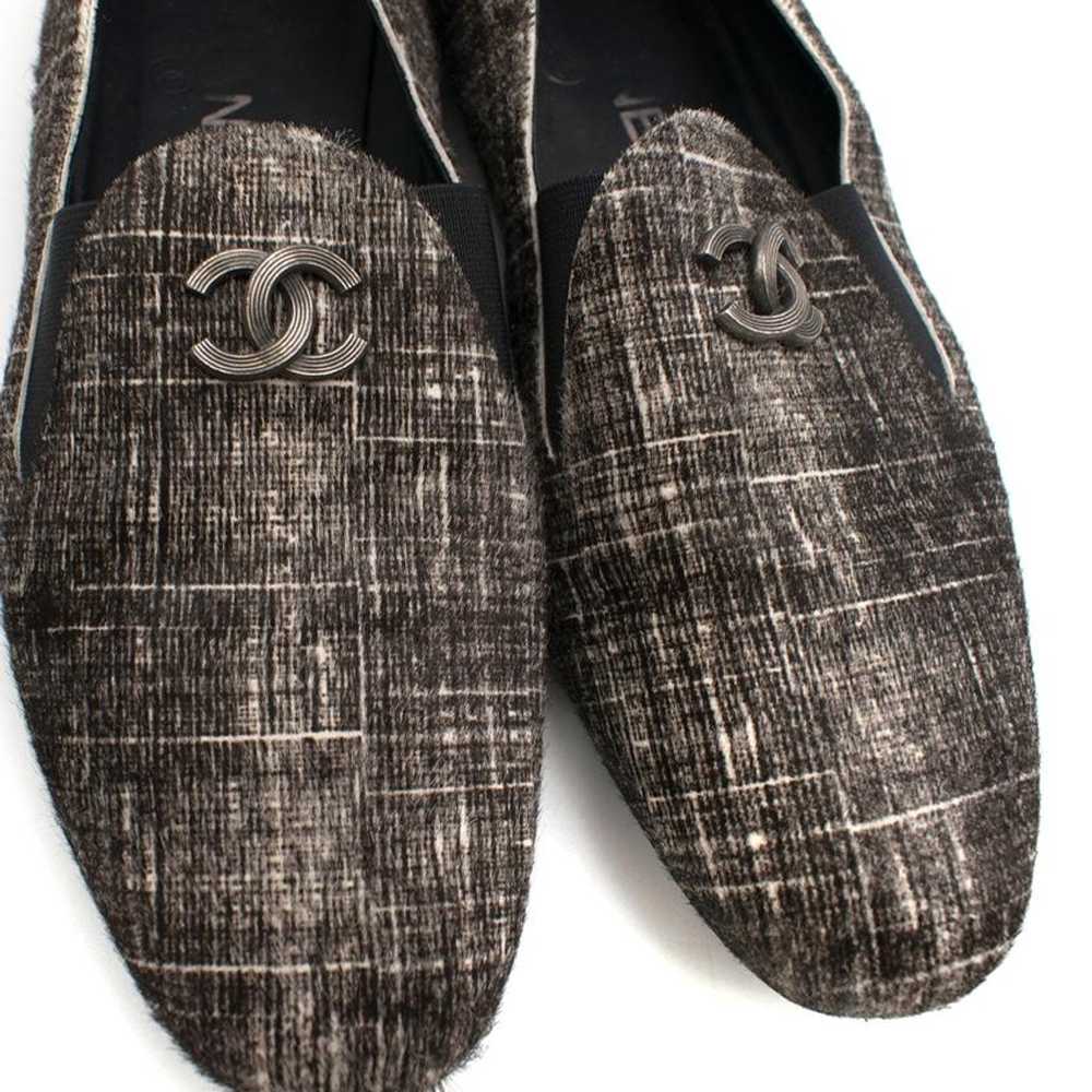 Managed by hewi Chanel Pony Hair Check CC Loafers - image 5