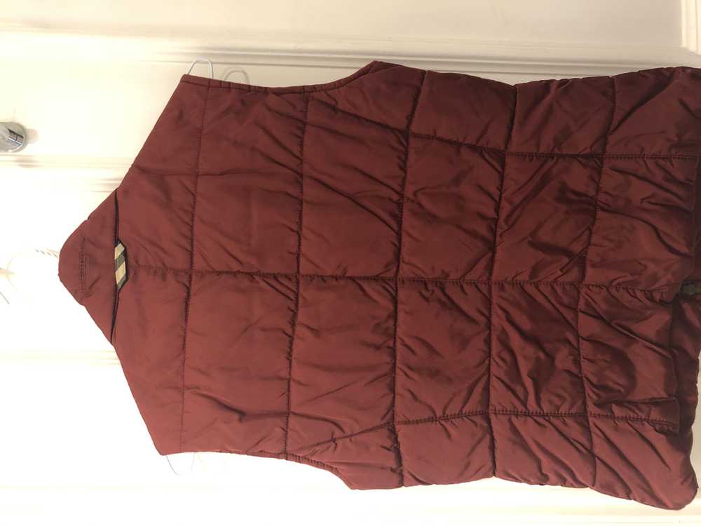 Burberry Burberry burgundy lightweight puffer gil… - image 7